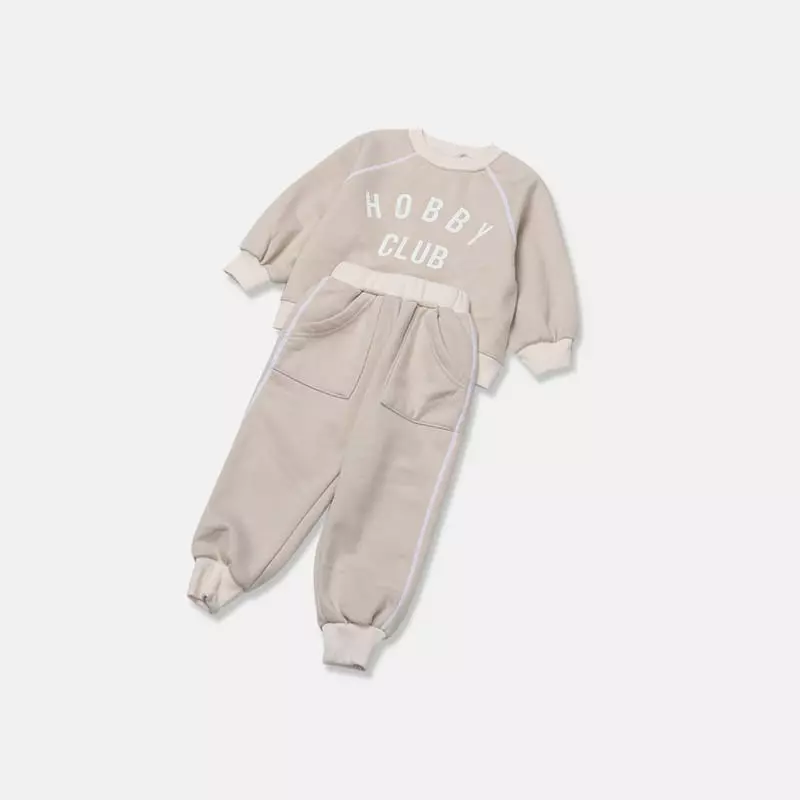 nrk - Korean Children Fashion - #kidzfashiontrend - Havi Color Top Bottom Set - 2