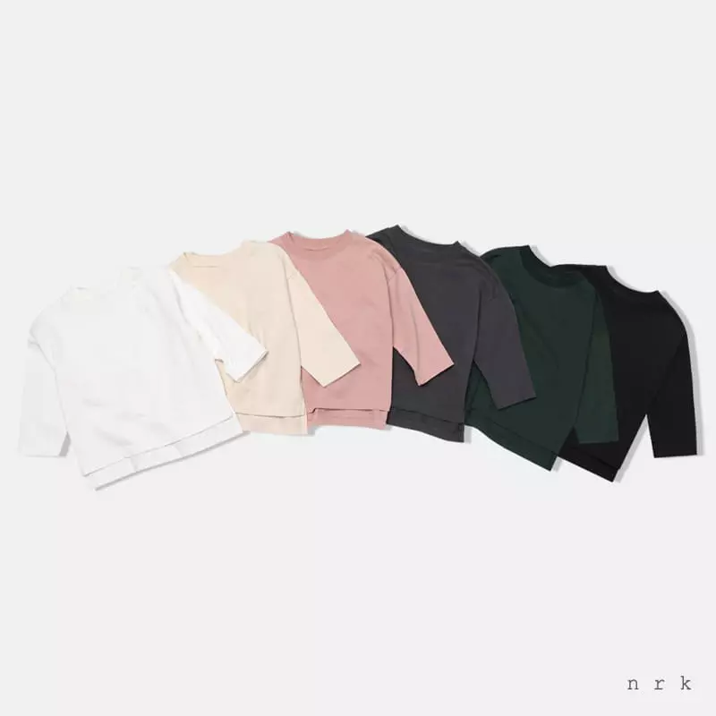 nrk - Korean Children Fashion - #kidzfashiontrend - Basic Slit Tee - 2