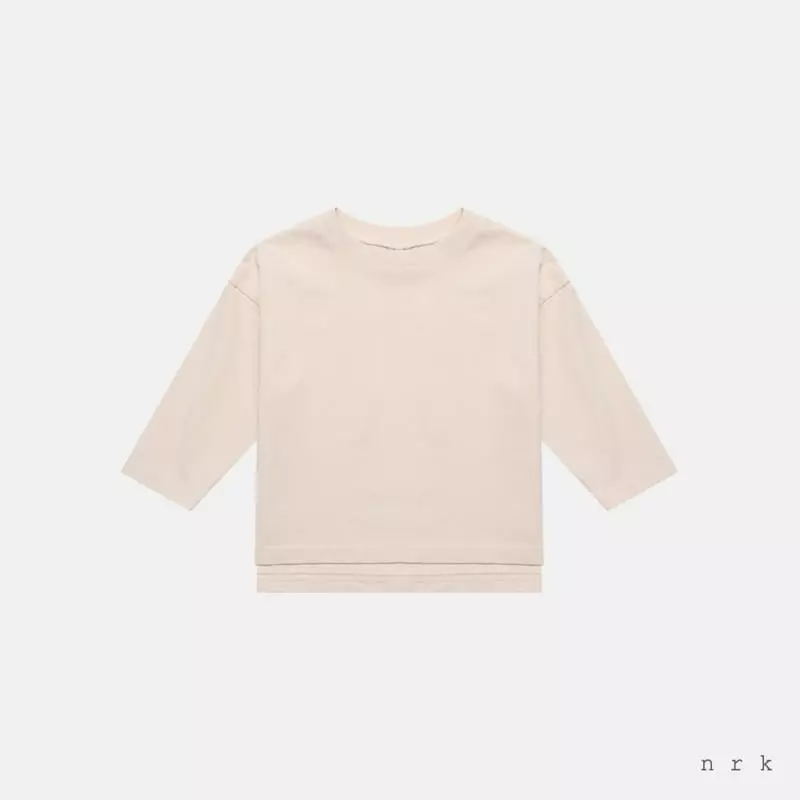 nrk - Korean Children Fashion - #Kfashion4kids - Basic Slit Tee - 4