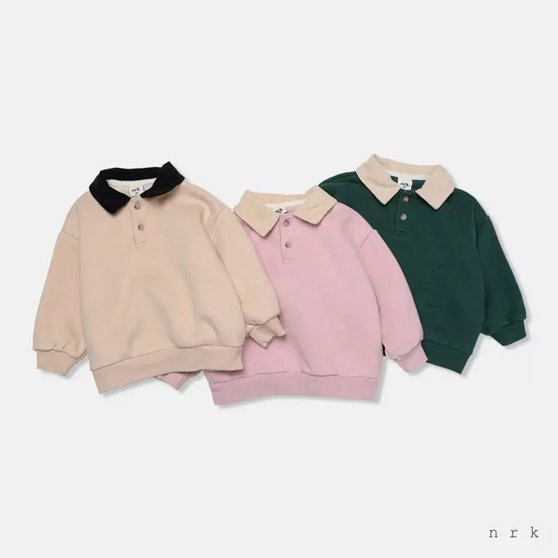 nrk - Korean Children Fashion - #littlefashionista - Rib Collar Sweatshirt - 2