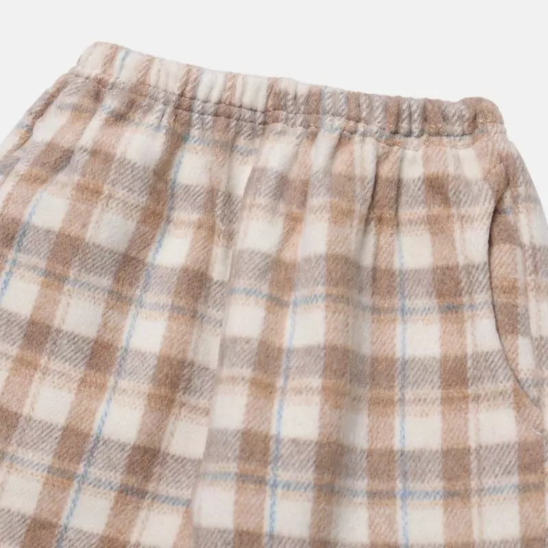 nrk - Korean Children Fashion - #littlefashionista - Check Track Pants - 6