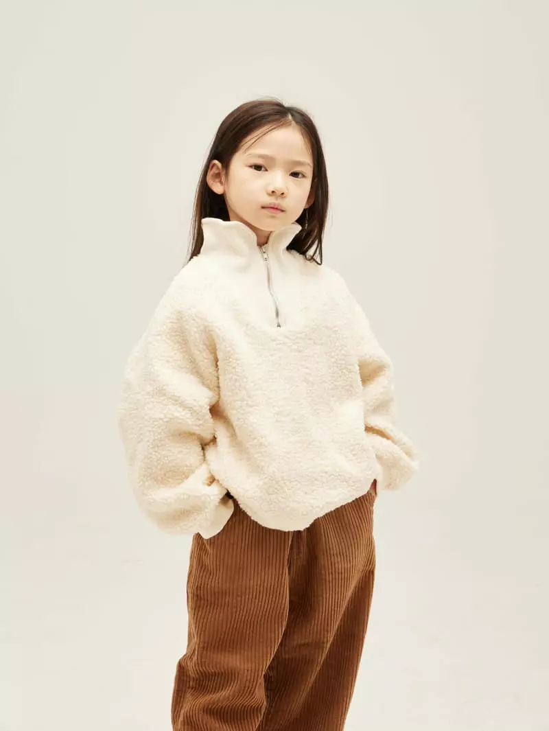 nrk - Korean Children Fashion - #magicofchildhood - Dumble Half Zip-up - 12