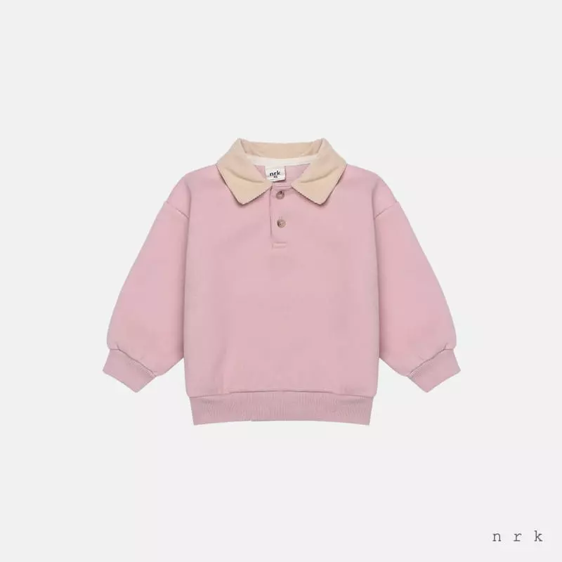 nrk - Korean Children Fashion - #magicofchildhood - Rib Collar Sweatshirt - 4