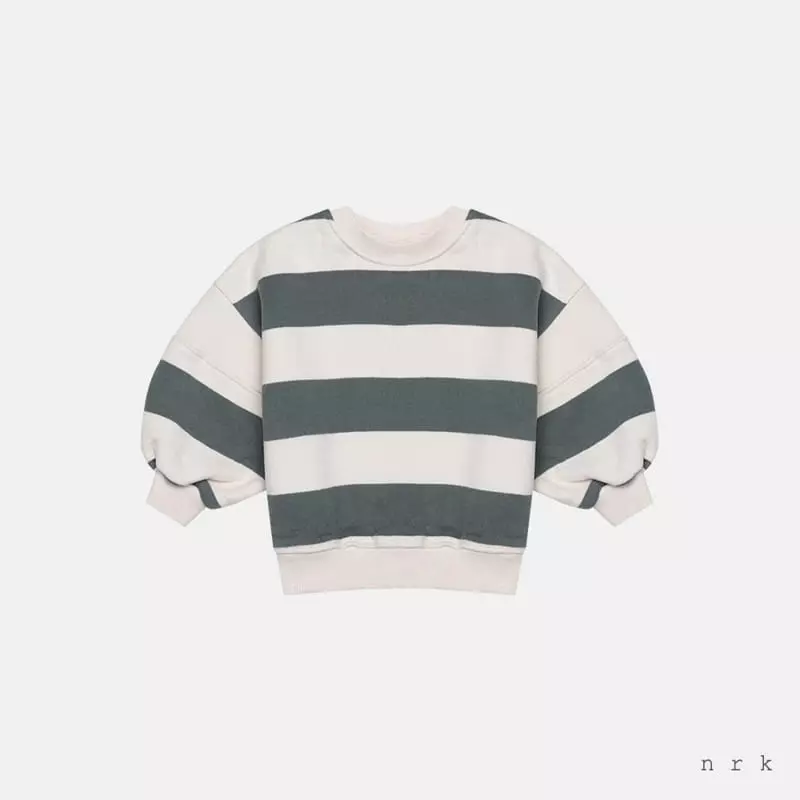 nrk - Korean Children Fashion - #minifashionista - Color Stripes Sweatshirt - 3