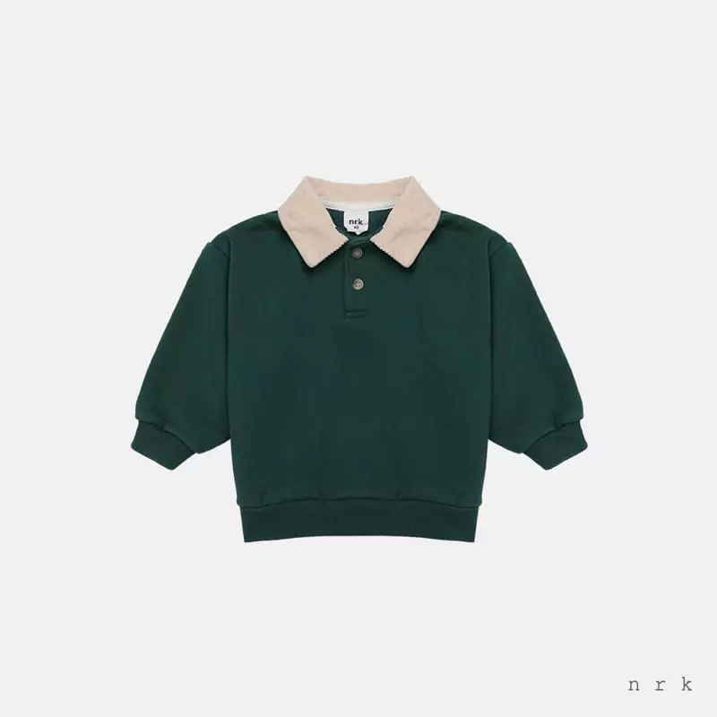 nrk - Korean Children Fashion - #prettylittlegirls - Rib Collar Sweatshirt - 5