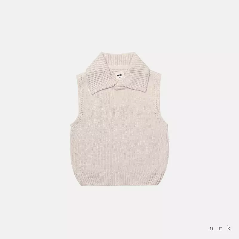 nrk - Korean Children Fashion - #todddlerfashion - Collar Vest - 4