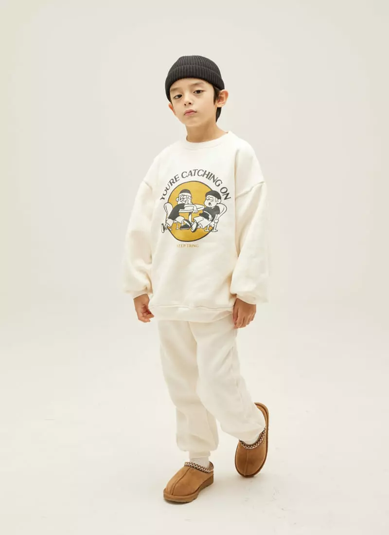 nrk - Korean Children Fashion - #toddlerclothing - Cartch On Top Bottom Set - 10
