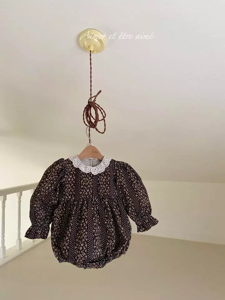 Anne Shirley - Korean Baby Fashion - #babyfever - Loi Lace Collar Bodysuit