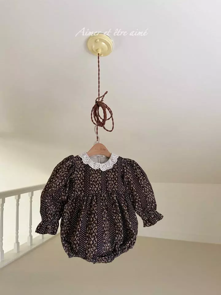 Anne Shirley - Korean Baby Fashion - #babygirlfashion - Loi Lace Collar Bodysuit - 2