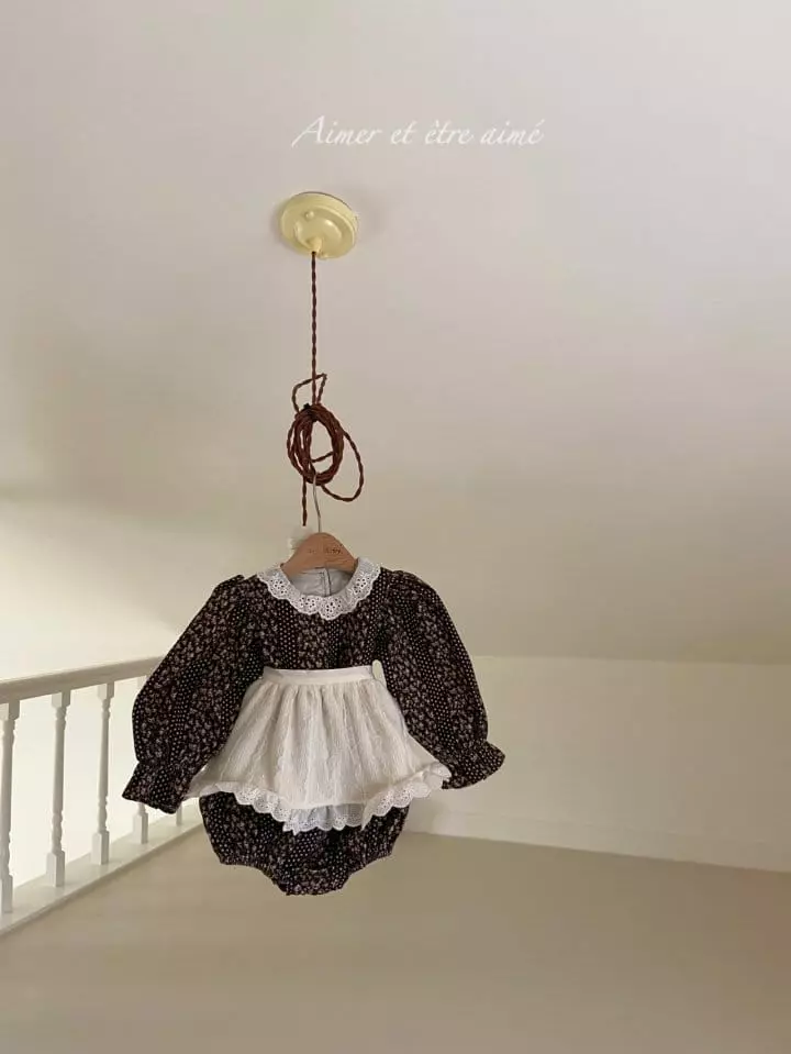 Anne Shirley - Korean Baby Fashion - #babylifestyle - Loi Lace Collar Bodysuit - 3