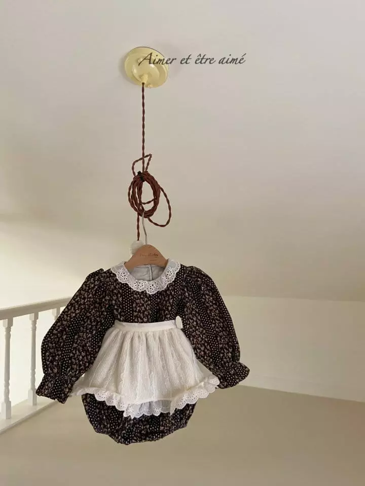 Anne Shirley - Korean Baby Fashion - #babylifestyle - Loi Lace Collar Bodysuit - 4