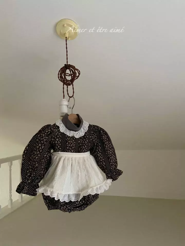 Anne Shirley - Korean Baby Fashion - #babyoutfit - Loi Lace Collar Bodysuit - 7
