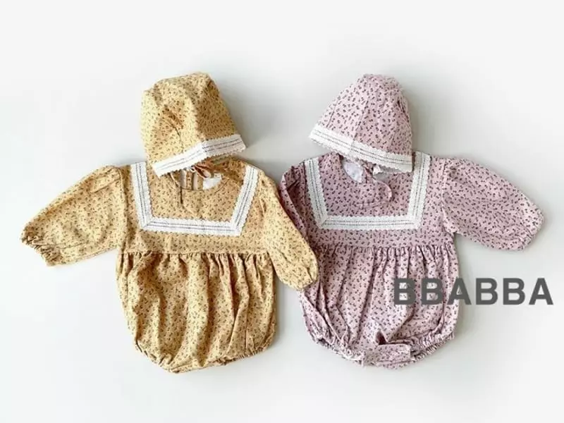 Bbabba - Korean Baby Fashion - #babyoutfit - Evlyn Lace Bodysuit Set - 8