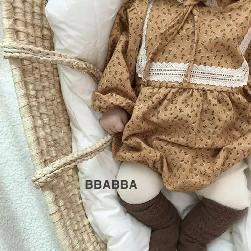 Bbabba - Korean Baby Fashion - #onlinebabyboutique - Evlyn Lace Bodysuit Set - 10