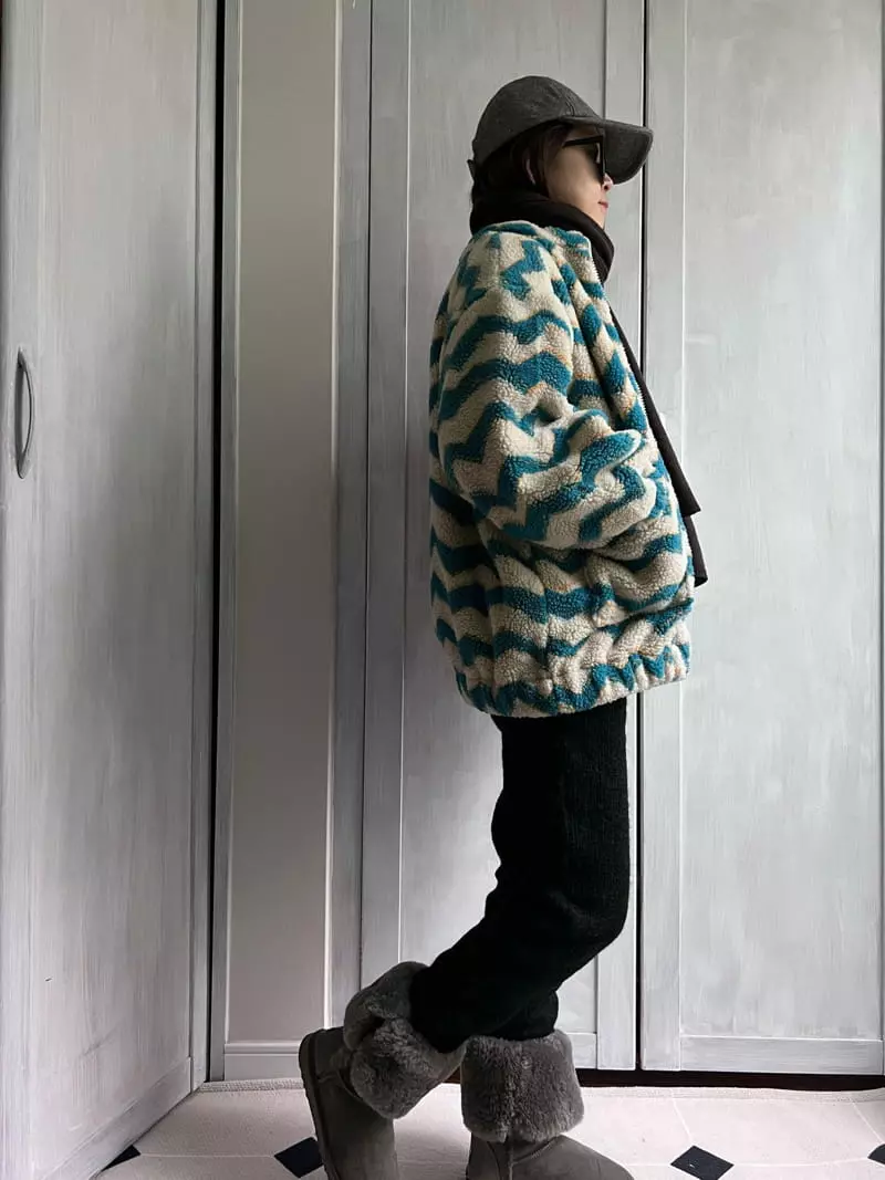Bon Bon Butik - Korean Women Fashion - #pursuepretty - Mom Dumble Zip-up Jacket - 5