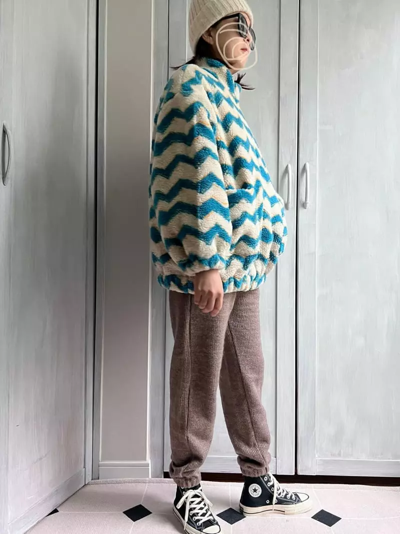 Bon Bon Butik - Korean Women Fashion - #vintagekidsstyle - Mom Knit Jogger Pants - 4