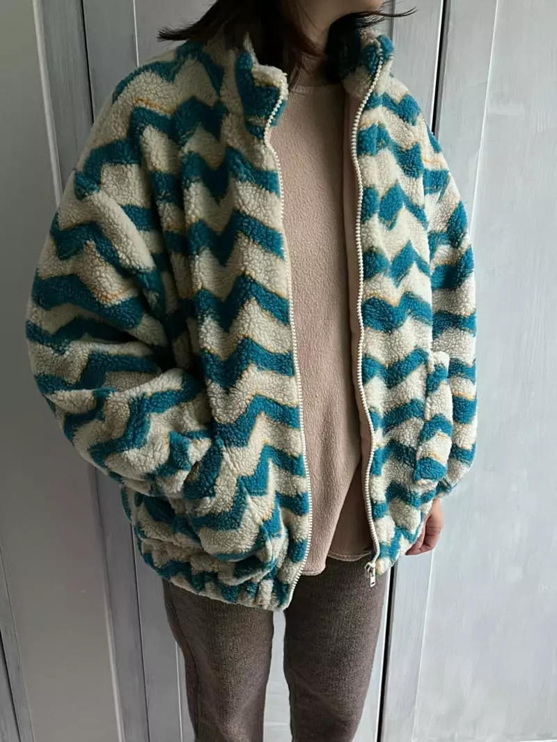 Bon Bon Butik - Korean Women Fashion - #thatsdarling - Mom Dumble Zip-up Jacket - 9