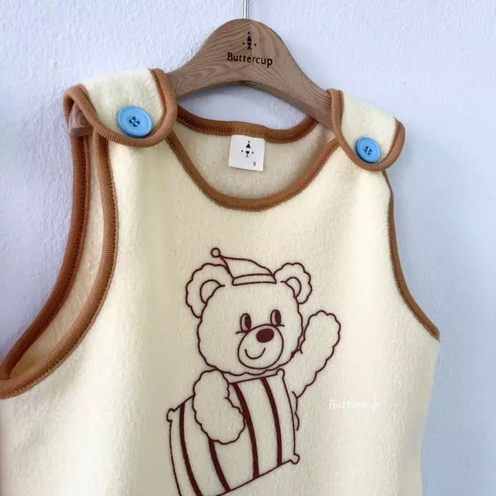 Buttercup - Korean Children Fashion - #Kfashion4kids - Button Sleep Long Vest - 9