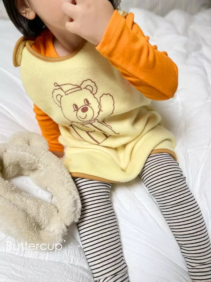 Buttercup - Korean Children Fashion - #designkidswear - Button Sleep Long Vest - 3