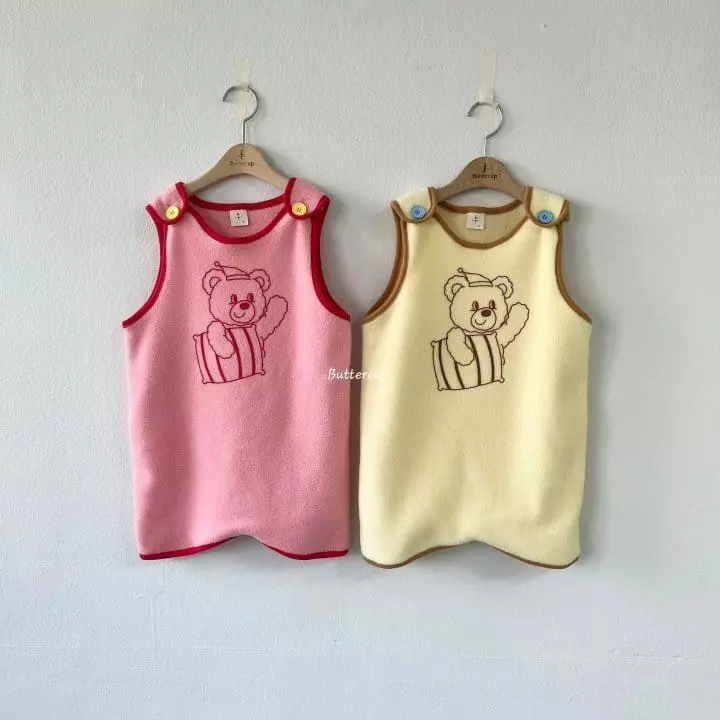 Buttercup - Korean Children Fashion - #kidzfashiontrend - Button Sleep Long Vest - 8