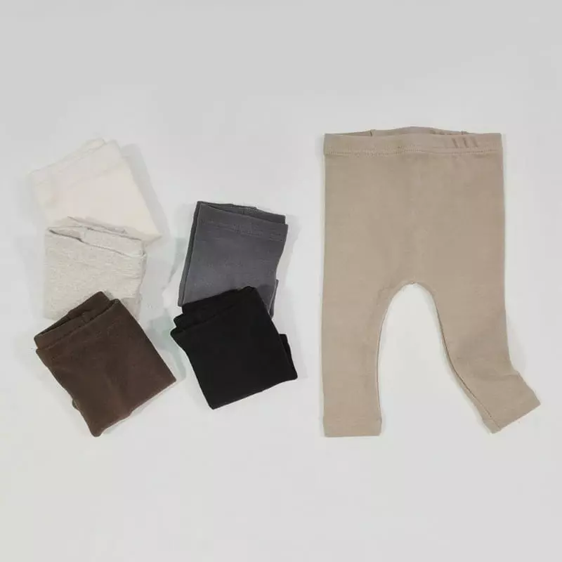 Daily Daily - Korean Children Fashion - #designkidswear - Bebe Dandan Peach Leggings - 8