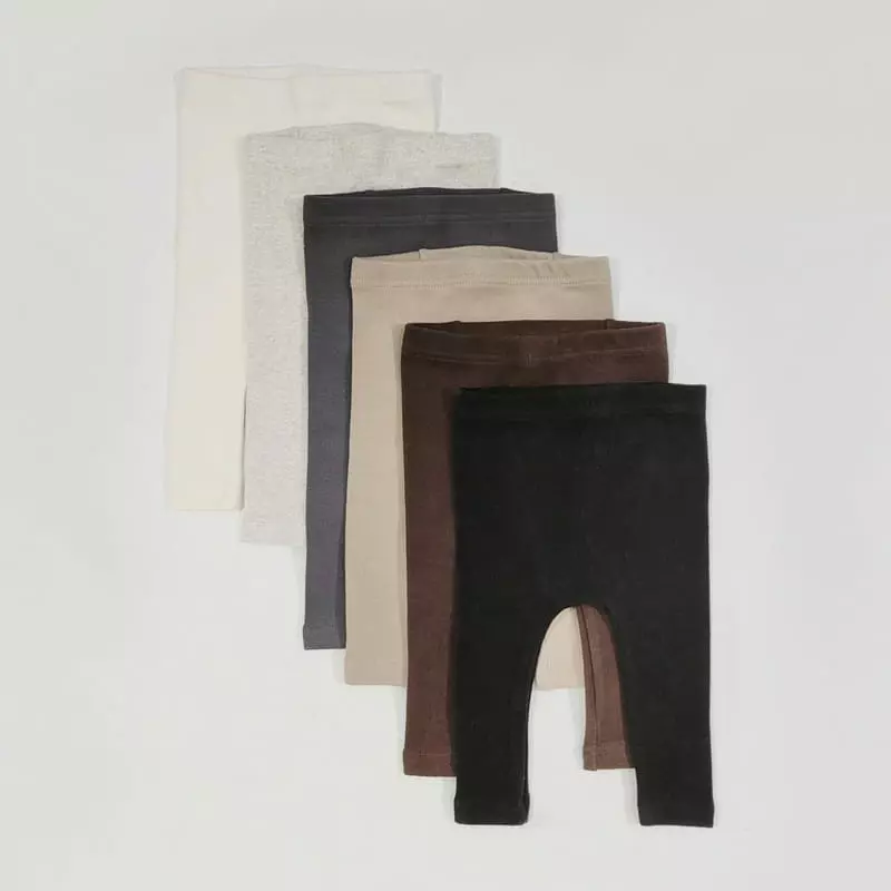 Daily Daily - Korean Children Fashion - #kidsstore - Bebe Dandan Peach Leggings - 12