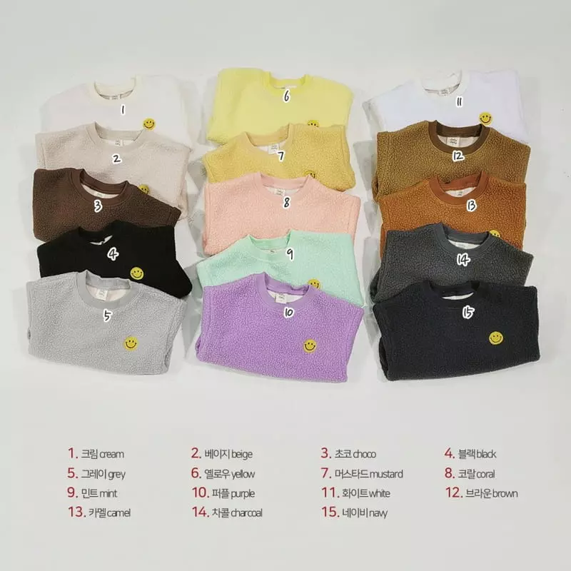 Daily Daily - Korean Children Fashion - #littlefashionista - Bbogle Smile Sweatshirt