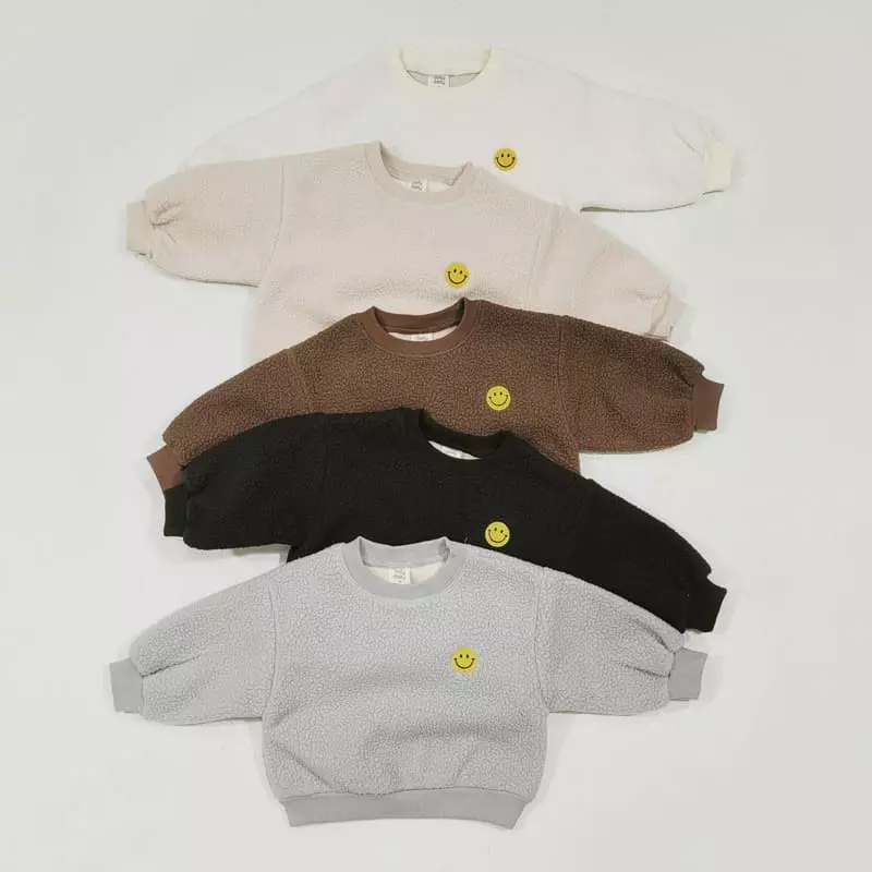 Daily Daily - Korean Children Fashion - #magicofchildhood - Bbogle Smile Sweatshirt - 2