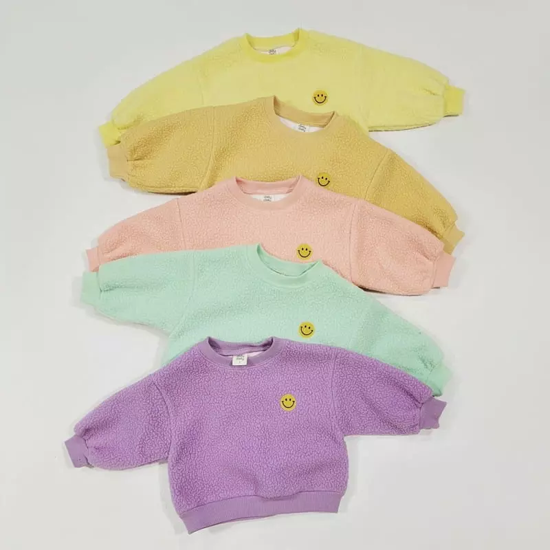 Daily Daily - Korean Children Fashion - #minifashionista - Bbogle Smile Sweatshirt - 4