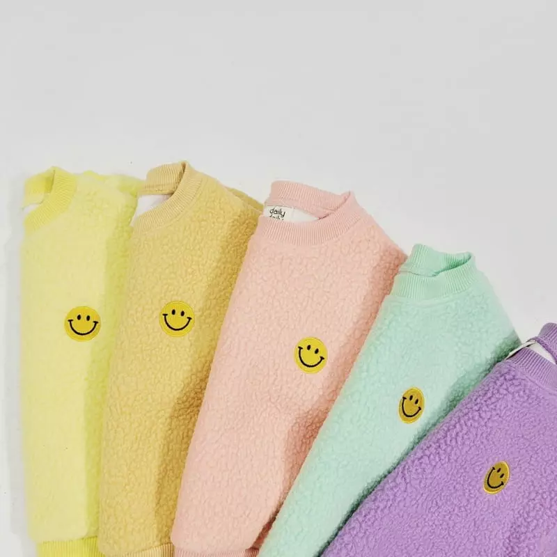 Daily Daily - Korean Children Fashion - #todddlerfashion - Bbogle Smile Sweatshirt - 5
