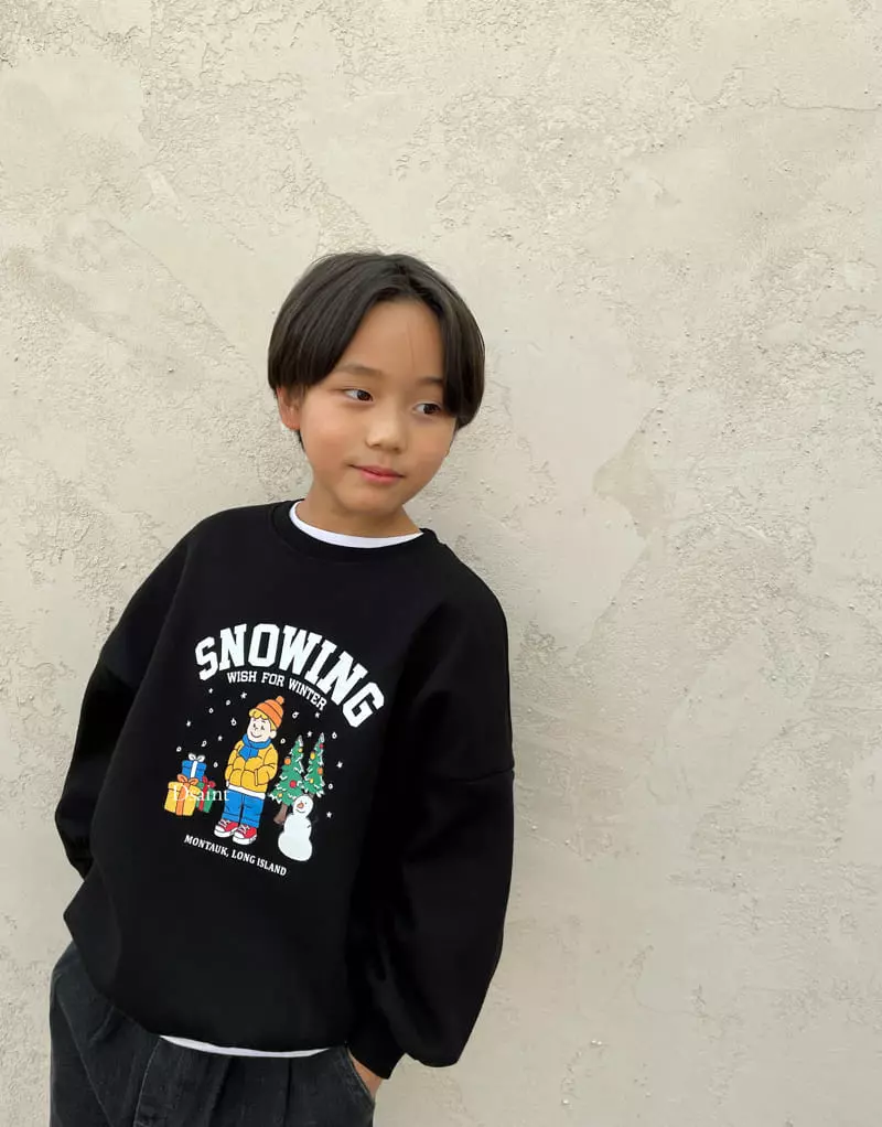 Dsaint - Korean Children Fashion - #Kfashion4kids - Snowing Sweatshirt - 12