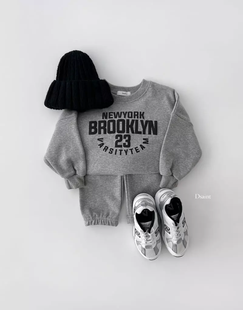 Dsaint - Korean Children Fashion - #Kfashion4kids - Brok 23 Jogger Top Bottom Set - 6