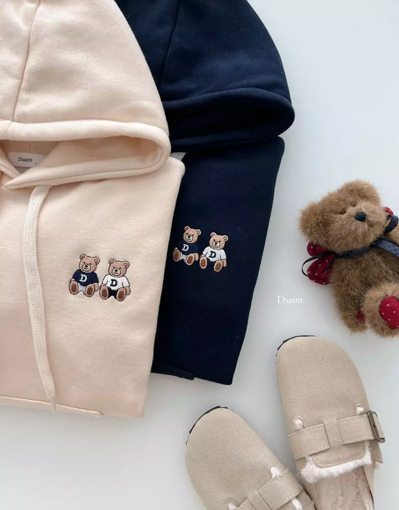 Dsaint - Korean Children Fashion - #Kfashion4kids - Two Bears Hoody - 3
