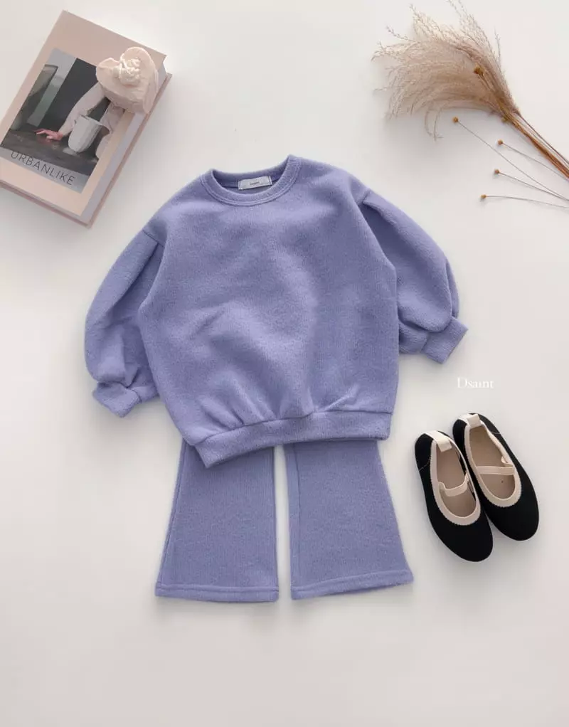 Dsaint - Korean Children Fashion - #Kfashion4kids - Heart Bootscut Top Bottom Set - 7