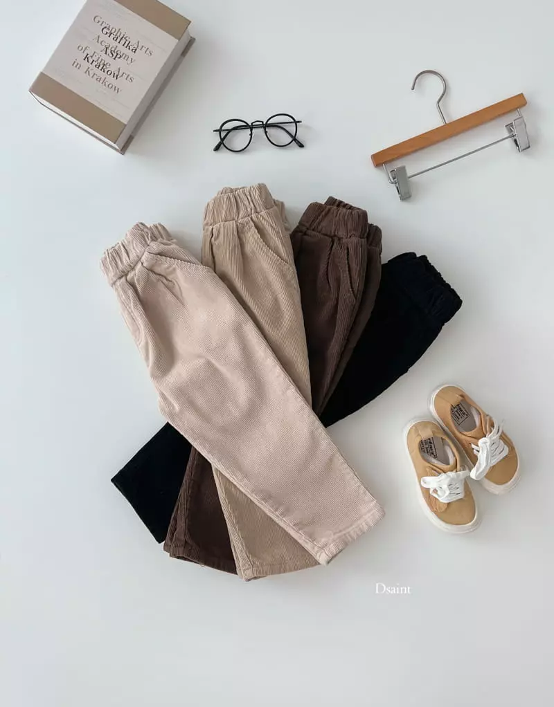 Dsaint - Korean Children Fashion - #Kfashion4kids - Cozy Rib Baggy Pants