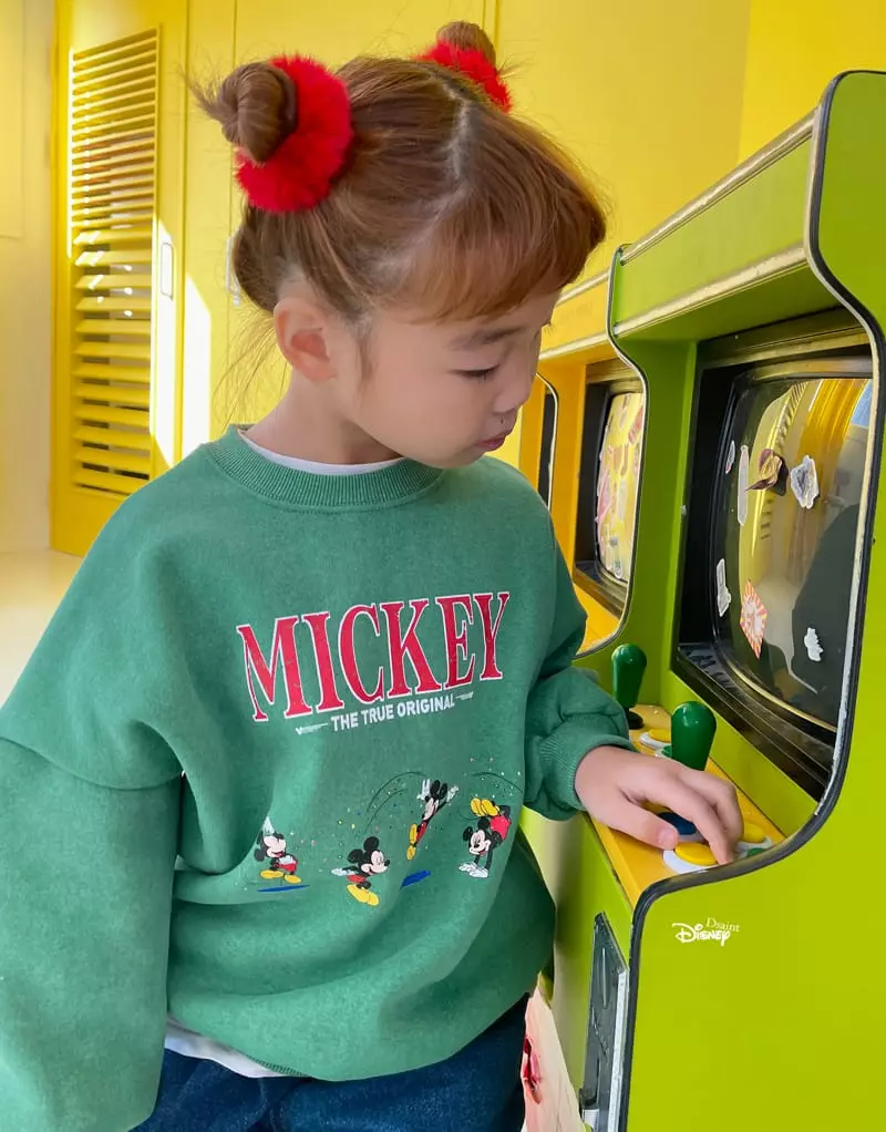 Dsaint - Korean Children Fashion - #Kfashion4kids - Original Pigment Mickey Sweatshirt - 6