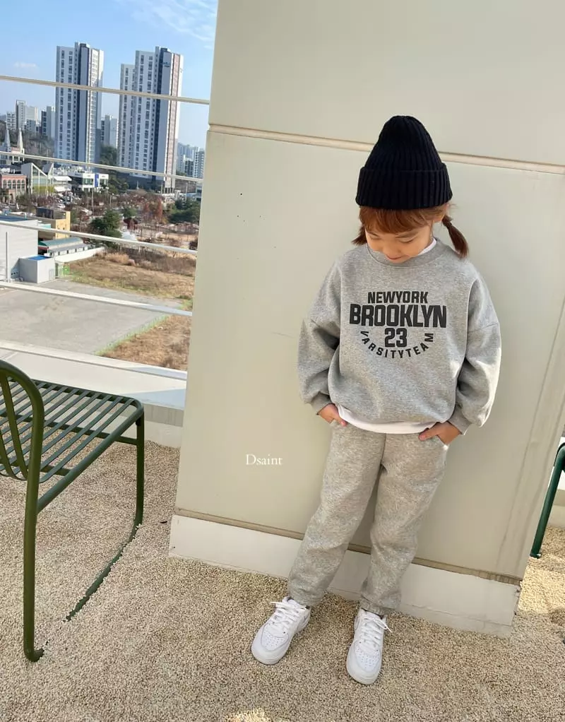 Dsaint - Korean Children Fashion - #childofig - Brok 23 Jogger Top Bottom Set - 11