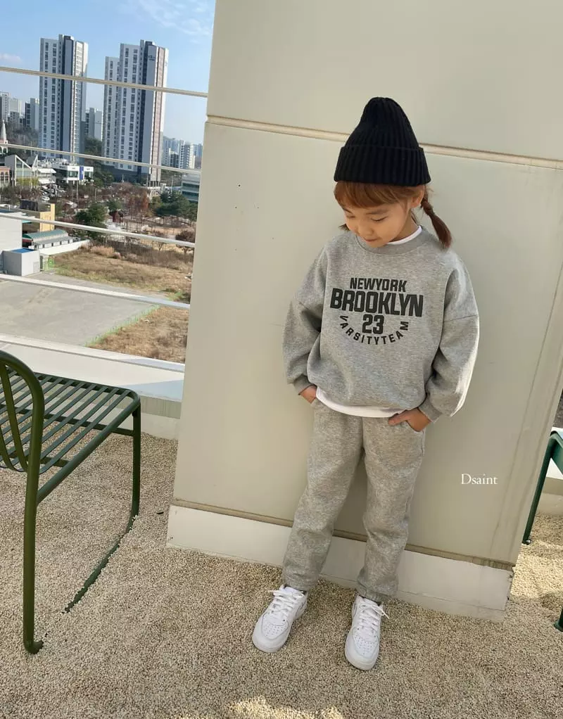 Dsaint - Korean Children Fashion - #childofig - Brok 23 Jogger Top Bottom Set - 12