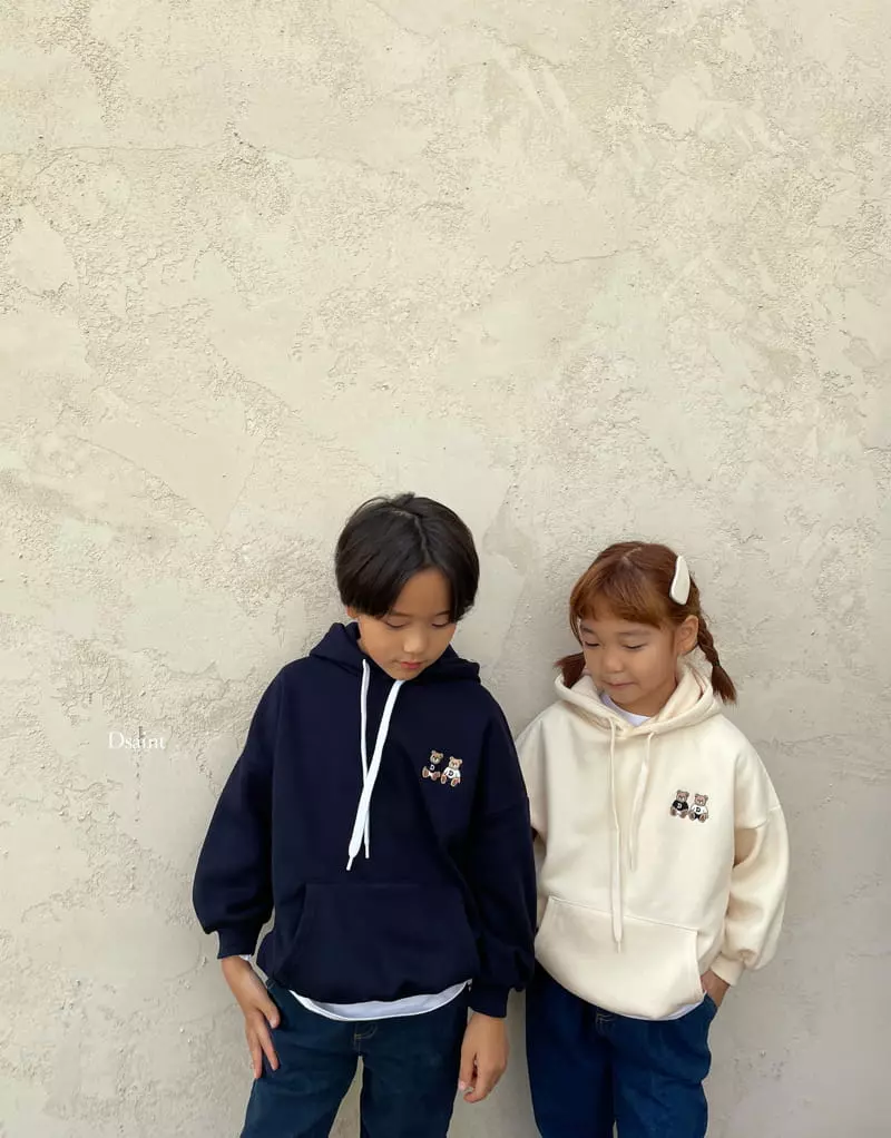 Dsaint - Korean Children Fashion - #childofig - Two Bears Hoody - 8