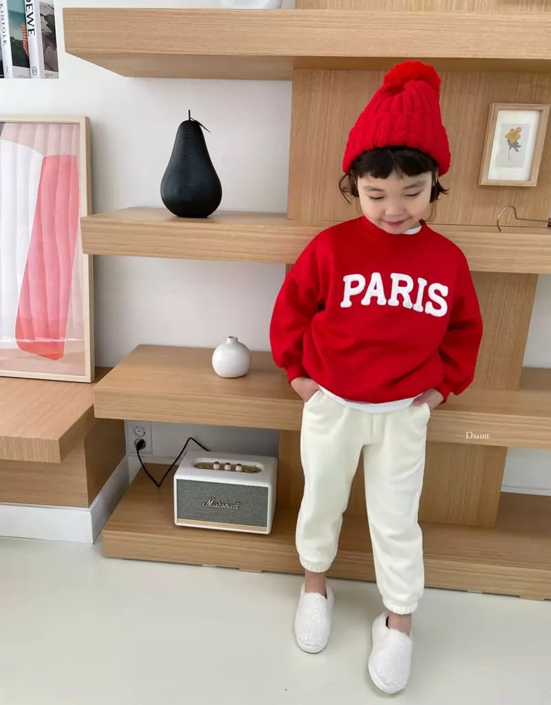 Dsaint - Korean Children Fashion - #childofig - Paris Bookle Sweatshirt - 7