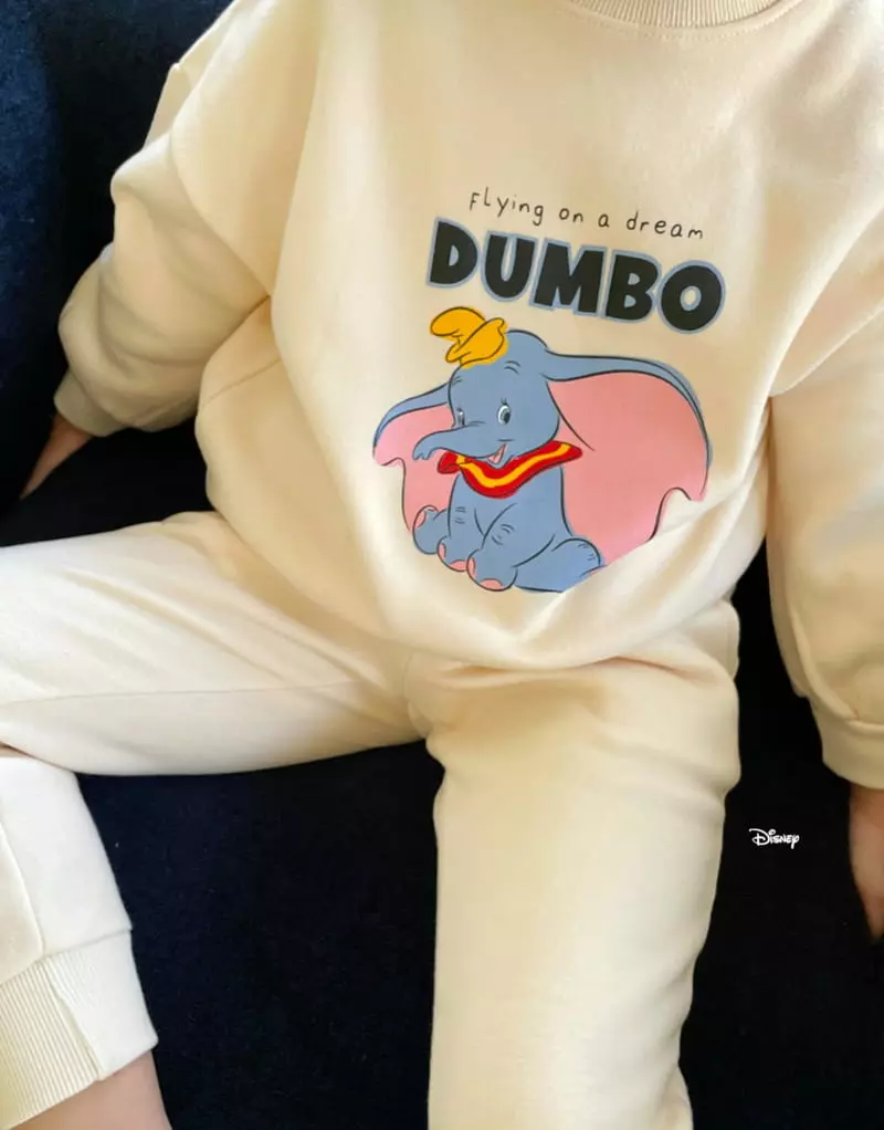 Dsaint - Korean Children Fashion - #prettylittlegirls - Flying Dumbo Top Bottom Set - 4