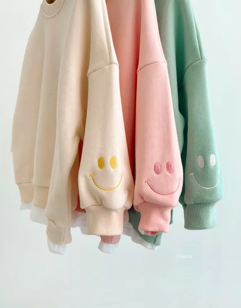 Dsaint - Korean Children Fashion - #childofig - Smile Jogger Top Bottom Set