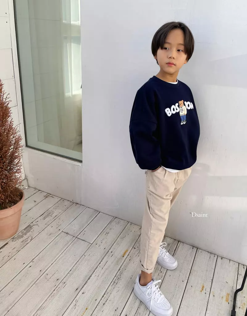 Dsaint - Korean Children Fashion - #childrensboutique - Cozy Rib Baggy Pants - 10