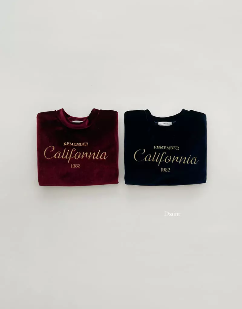Dsaint - Korean Children Fashion - #childrensboutique - California Velet Sweatshirt - 2