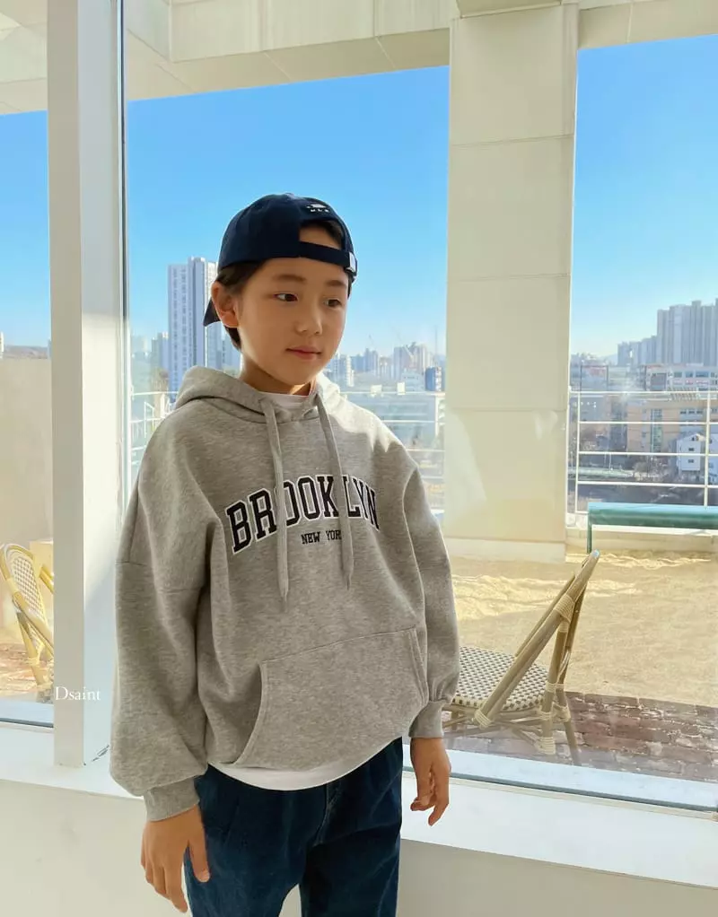 Dsaint - Korean Children Fashion - #childrensboutique - Brock New York Patch Hoody - 12