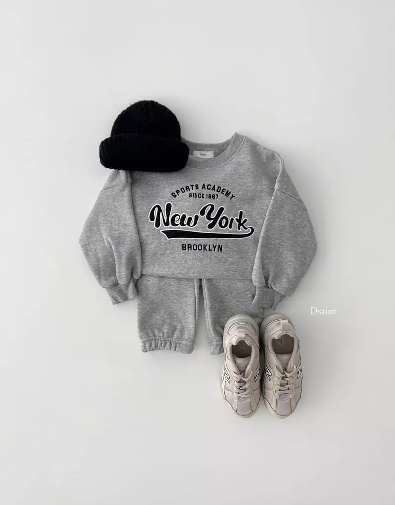 Dsaint - Korean Children Fashion - #designkidswear - Academy New York Top Bottom Set - 5