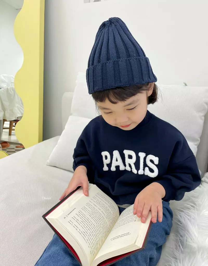 Dsaint - Korean Children Fashion - #designkidswear - Paris Bookle Sweatshirt - 9