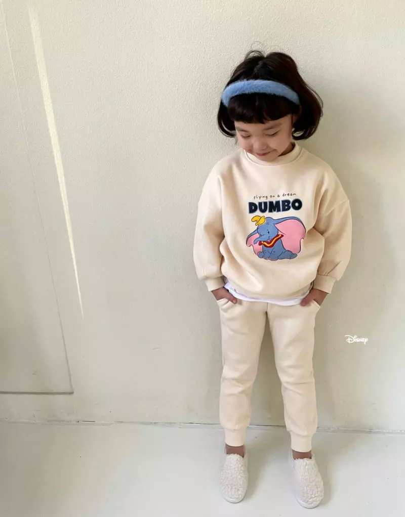 Dsaint - Korean Children Fashion - #designkidswear - Flying Dumbo Top Bottom Set - 7