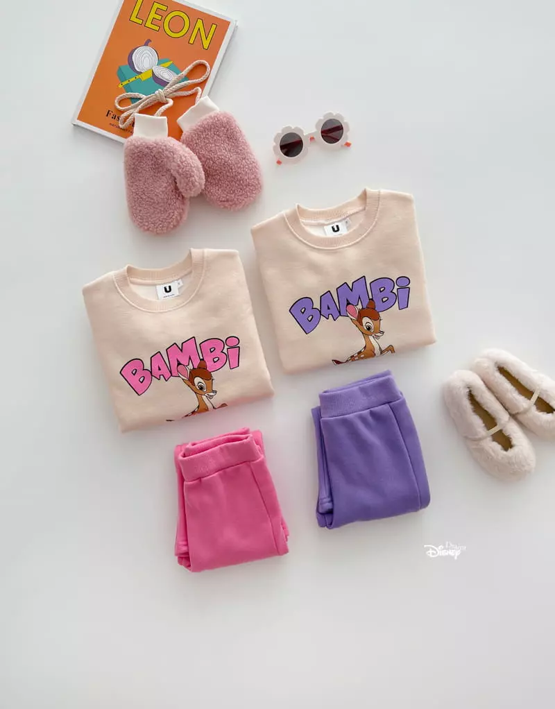 Dsaint - Korean Children Fashion - #designkidswear - Bambi Bootscut Top Bottom Set - 2