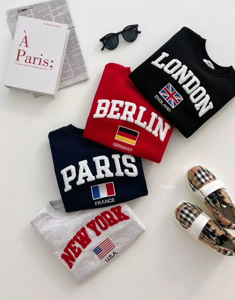 Dsaint - Korean Children Fashion - #designkidswear - World Boucle Sweatshirt